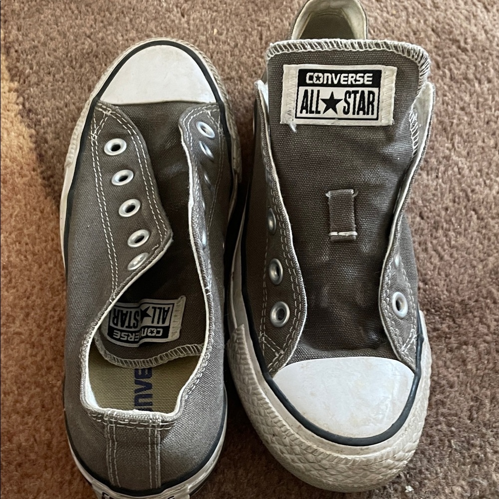 Converse Gray All Star lace up Sneakers